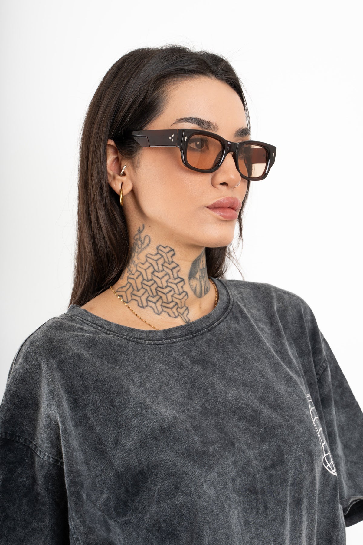 MODERN Unisex Retro Tarz Kare Güneş Gözlüğü UV400