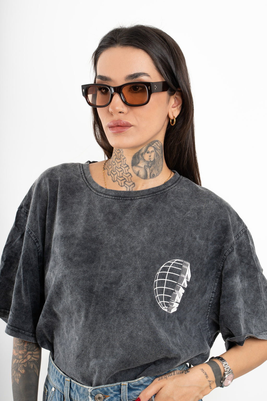 MODERN Unisex Retro Tarz Kare Güneş Gözlüğü UV400 Kahverengi