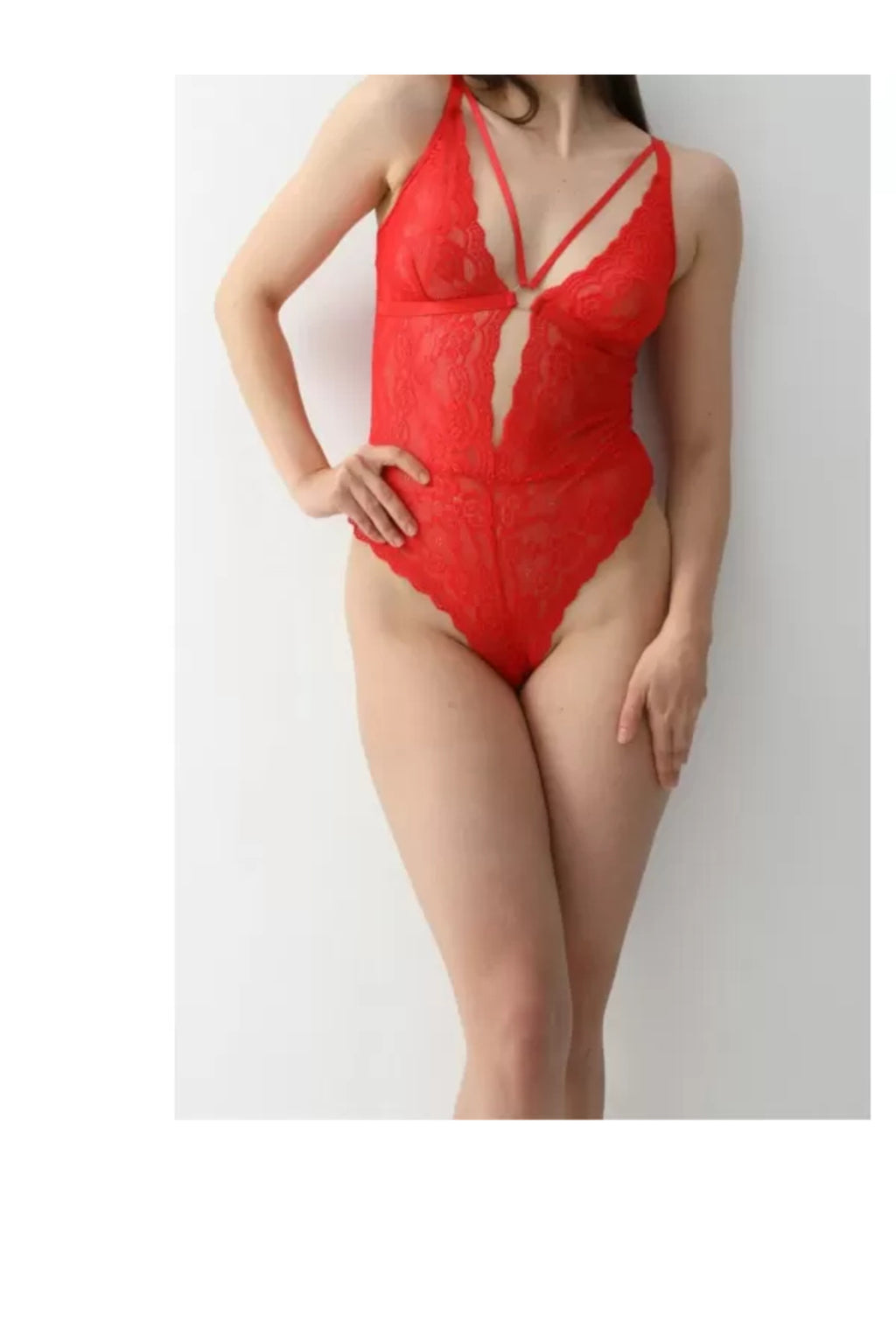 Kadın Kırmızı Babydoll Fantazi İç Giyim Kırmızı