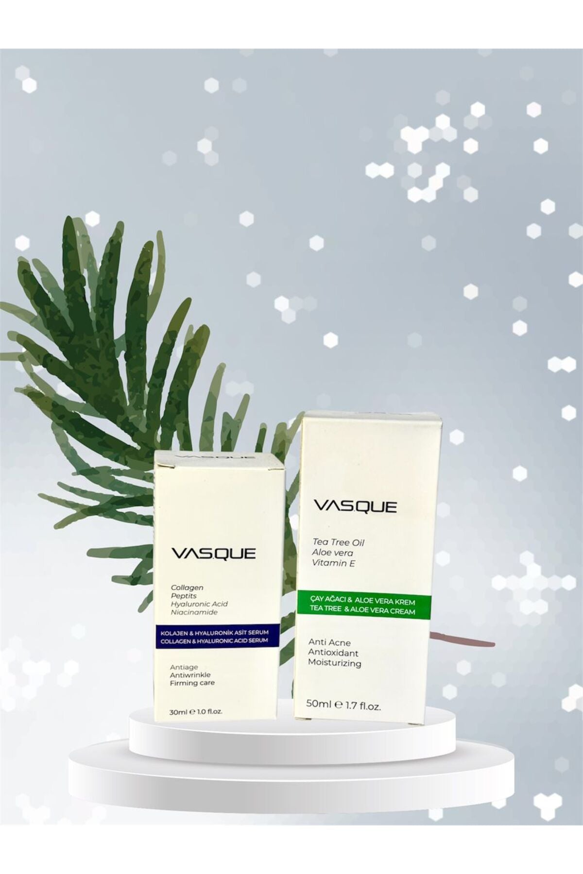 ÇAY AĞACI VE ALOVERA KREM COLLEGEN SERUM SETİ