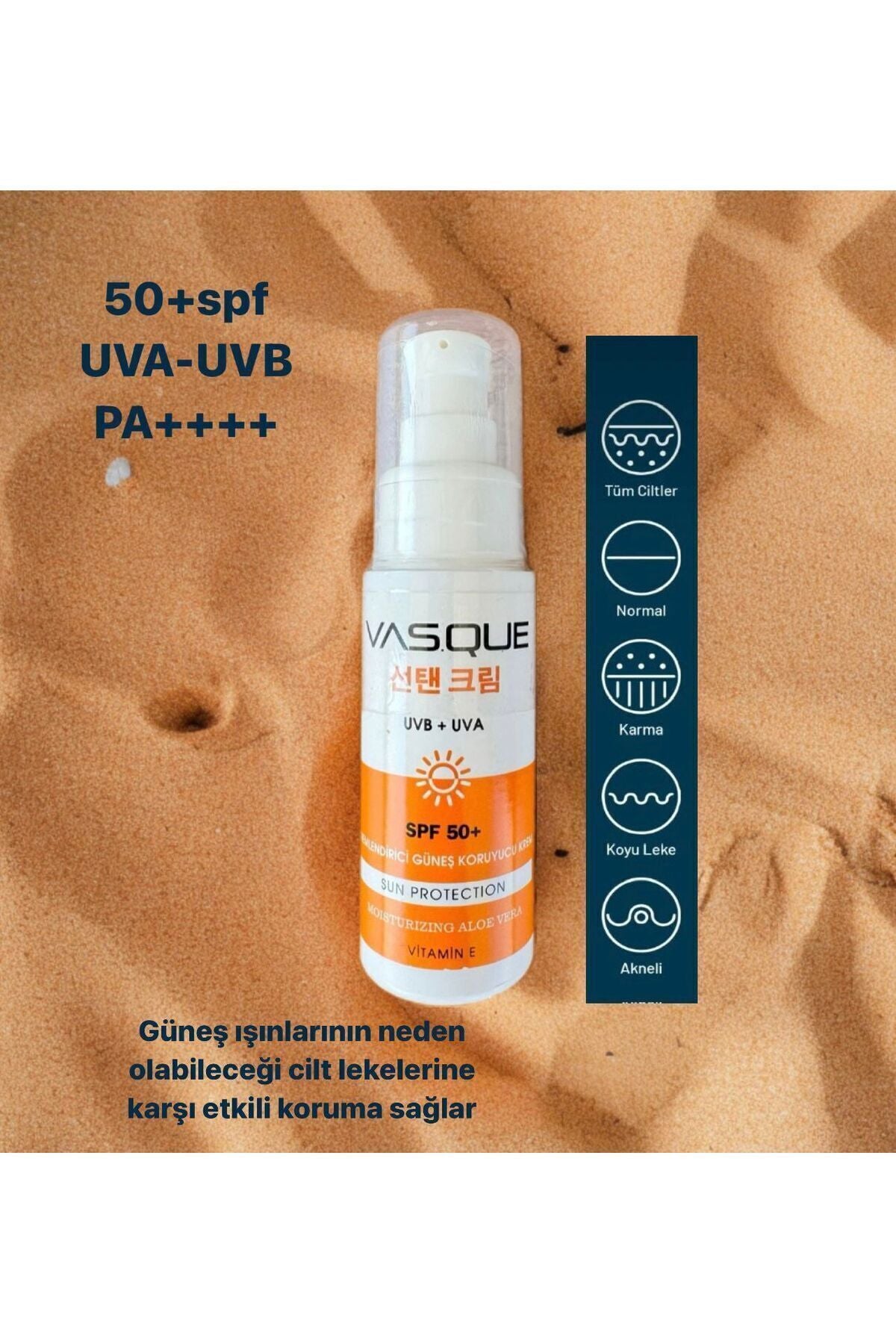Leke Karşıtı Yüksek Koruyucu Güneş Kremi 50 ml - Yüz Ve Vücut, Tüm Ciltler, Kore Formülü