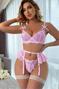 FANTEZİ JARTİYER KOSTÜM ÇORAP DAHİL Pembe